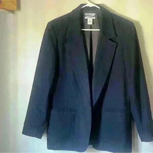 Pendleton Classic 100% Virgin Wool Blue Blazer Jacket Size 8